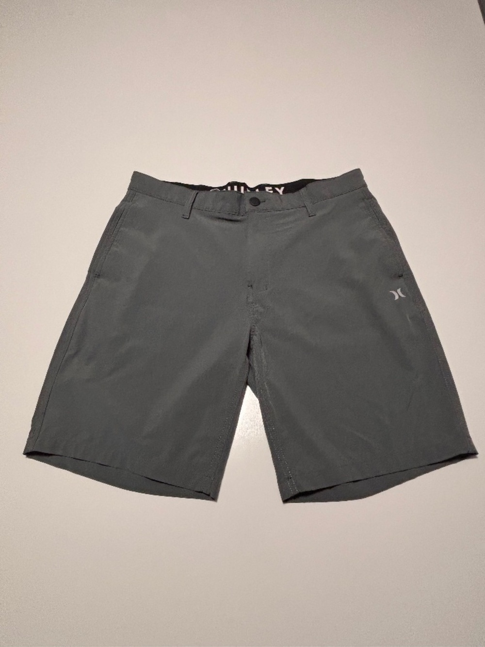 Mens Gray Hurley Hybrid Shorts Size 34